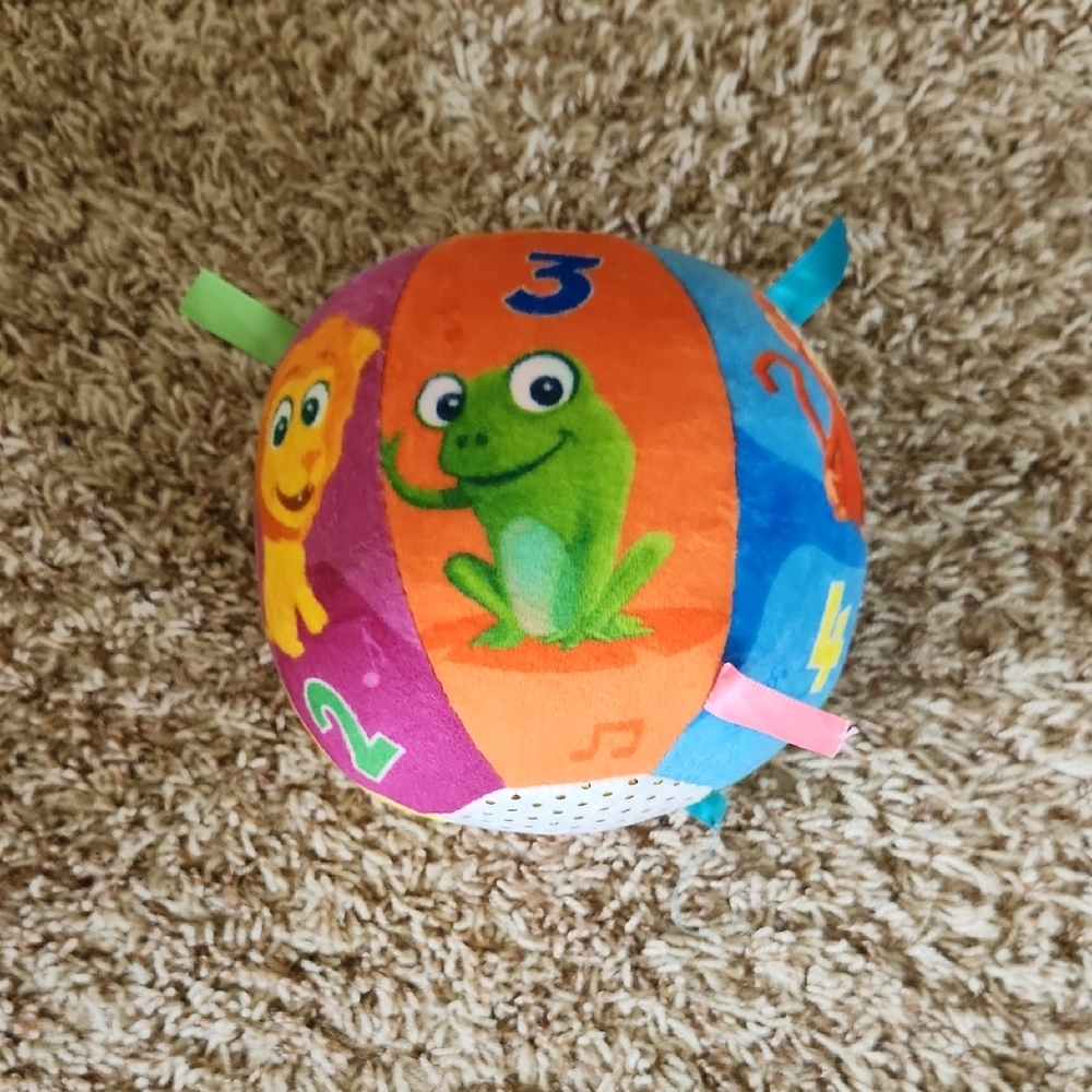 Colorful Plush Number Ball for Kids